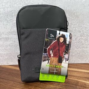 Travelon Anti-Theft Crossbody Bag with Gray Accents